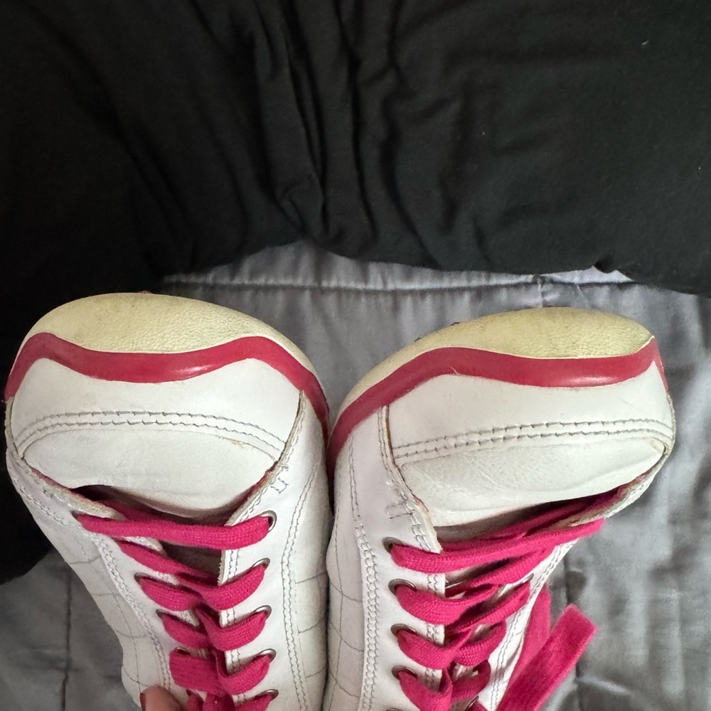 💥SALE FootJoy LoPro Women’s Golf Shoes – White & Pink – Size 8.5M - Picture 5 of 7